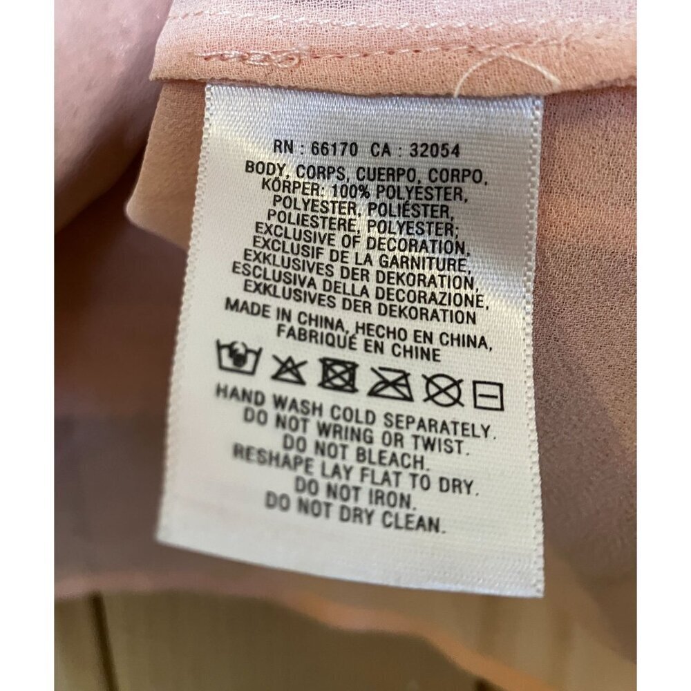 Moulinette Soeurs Womens Anthropologie Sequined Cami Top Size 8 Pink Rose FA NWT - Picture 6 of 10